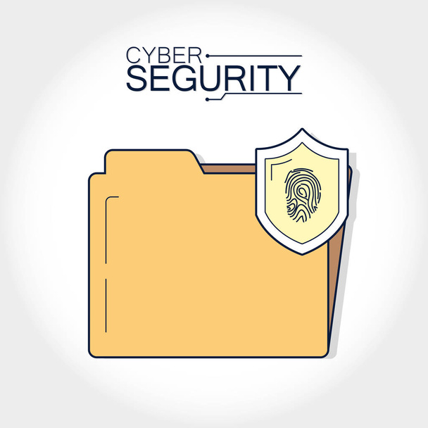 Cyber security concept - Vector, Image