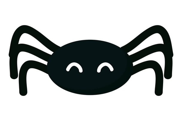Cute spider cartoon - Vector, afbeelding