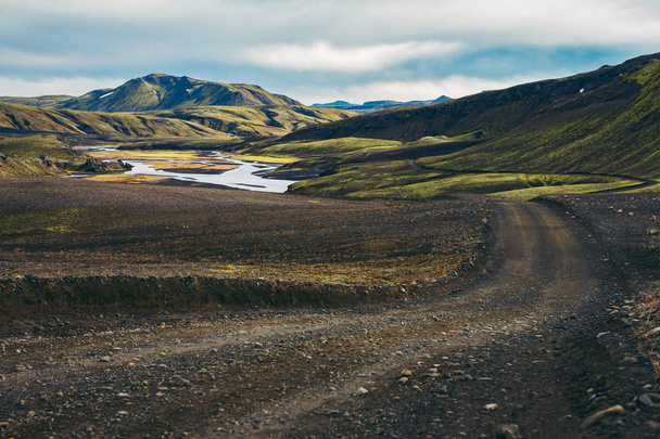 Surreal and colorful landscape of Iceland - Φωτογραφία, εικόνα