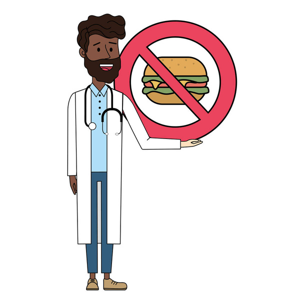 Доктор и медицинская карикатура
 - Вектор,изображение