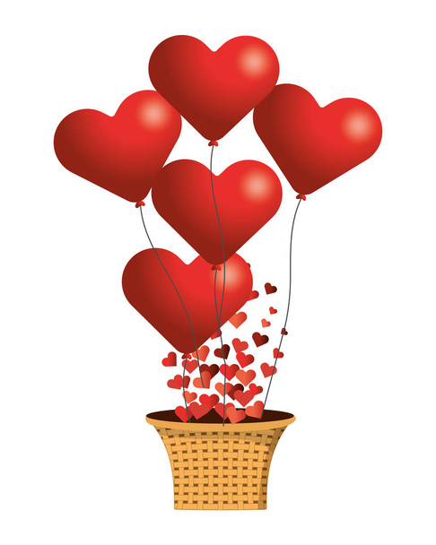día de San Valentín corazón de dibujos animados
 - Vector, imagen
