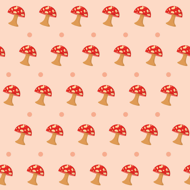 Fungus pattern background - Vector, Image