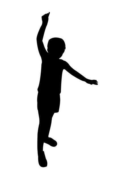 a girl body silhouette vector - Vecteur, image