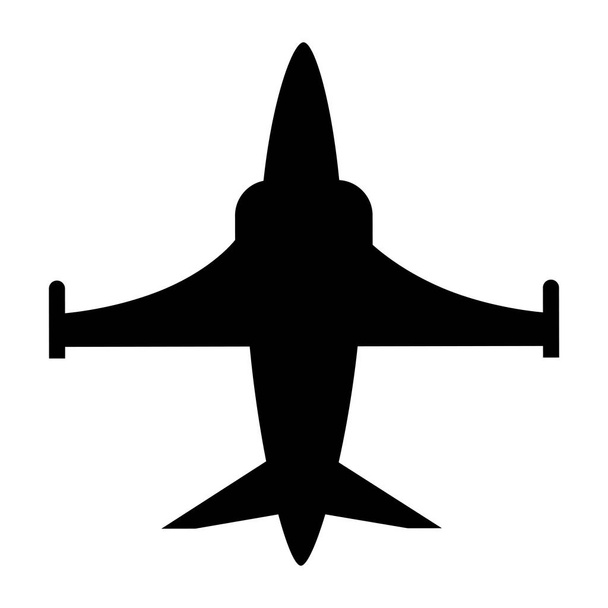 isolierte Militärjet-Konstruktion - Vektor, Bild