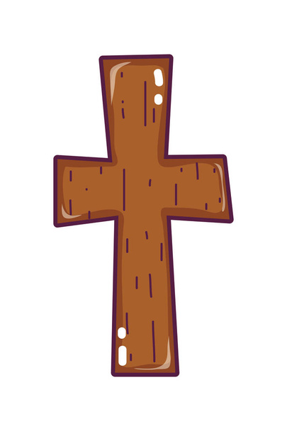 religion bois croix catholique symbole
 - Vecteur, image