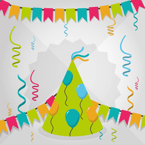 Birthday celebration elements - Vector, Image
