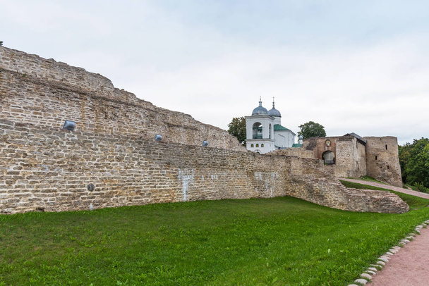 The Izborsk fortress. The ruins of the oldest stone fortress in Russia. Izborsk, Pskov region, Russia - Photo, image