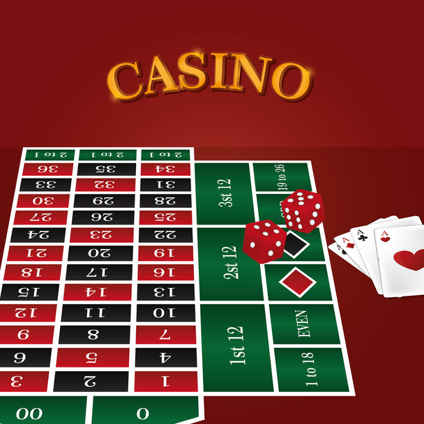 Concept de jeu Casino
 - Vecteur, image
