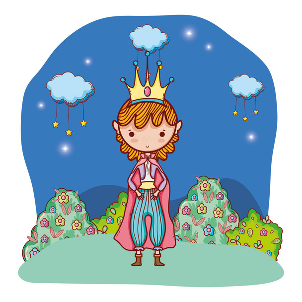 Fairytale karakter karikatür - Vektör, Görsel