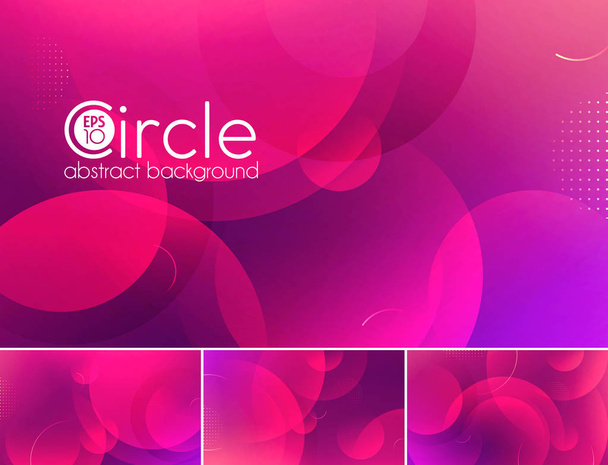 circle abstract background - purple - Vektor, obrázek