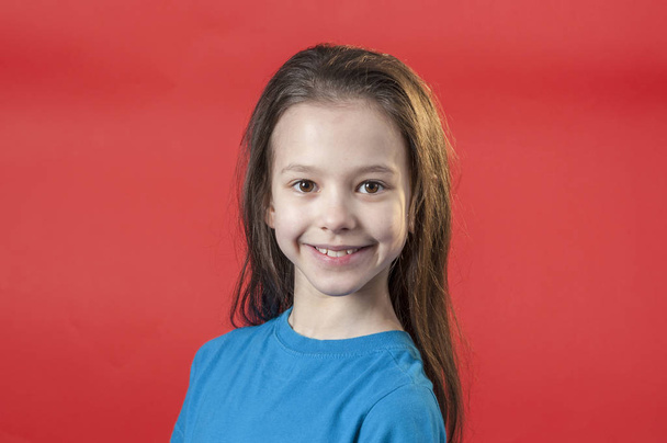 Portrait of charming little girl - Valokuva, kuva