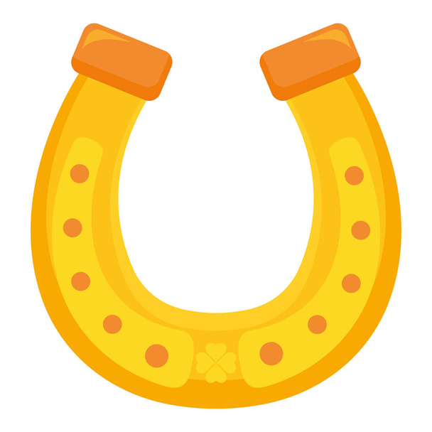 horseshoe lucky isolated icon - Вектор, зображення