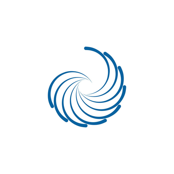 abstrakte Swoosh Flügel Logo Vorlage - Vektor, Bild
