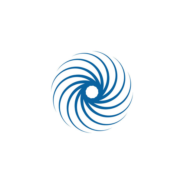 Abstraktní Swoosh rotující vír Logo šablona - Vektor, obrázek