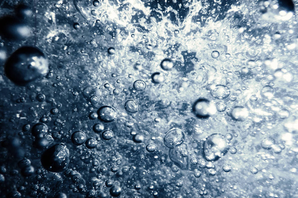 Air bubbles, underwater bubbles Abstract underwater background. - Foto, Imagem