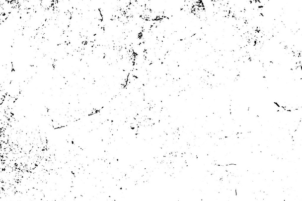 Black and white grunge urban texture vector with copy space. Abstract illustration surface dust and rough dirty wall background with empty template. Distress and grunge effect concept. Vector EPS10. - Vector, Image