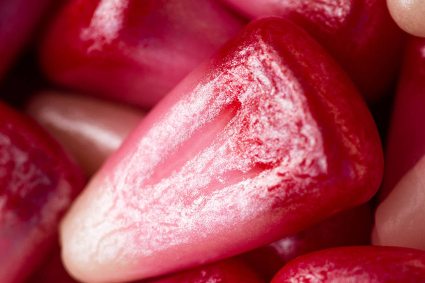 pink seasonal candy corn - Photo, Image