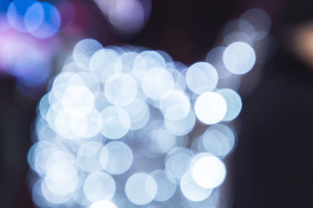 abstract bokeh lights for Christmas background  - Фото, зображення