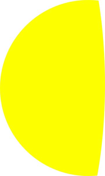 fases de la simple luna amarilla
 - Vector, imagen