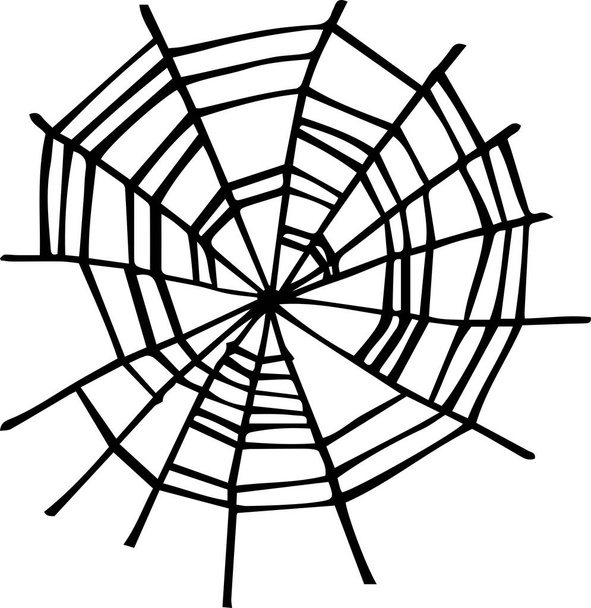 ilustración de tela de araña
 - Vector, imagen