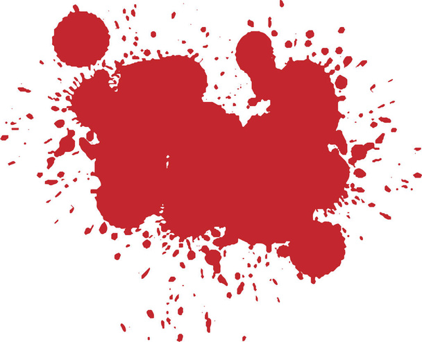 Stříkající krev Halloween - Vektor, obrázek