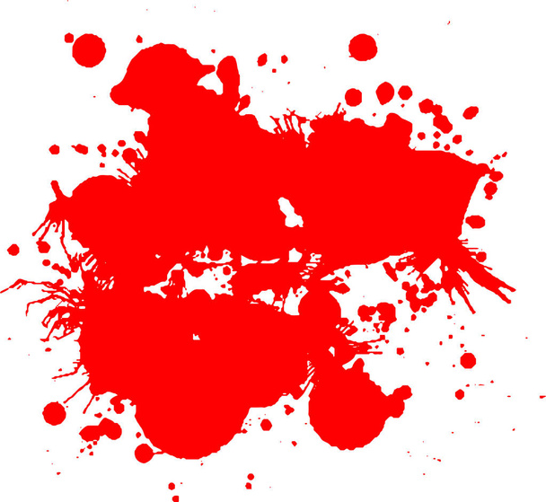 Salpicadura de sangre de horror de Halloween
 - Vector, imagen