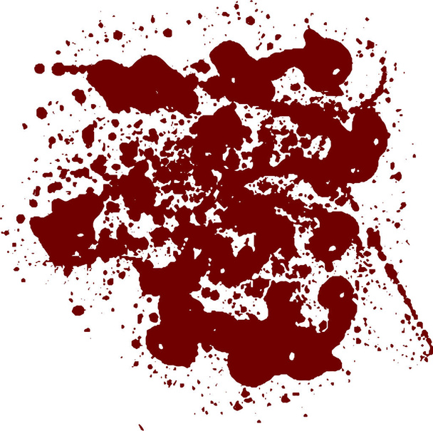 Horor Halloween krev stříkající - Vektor, obrázek