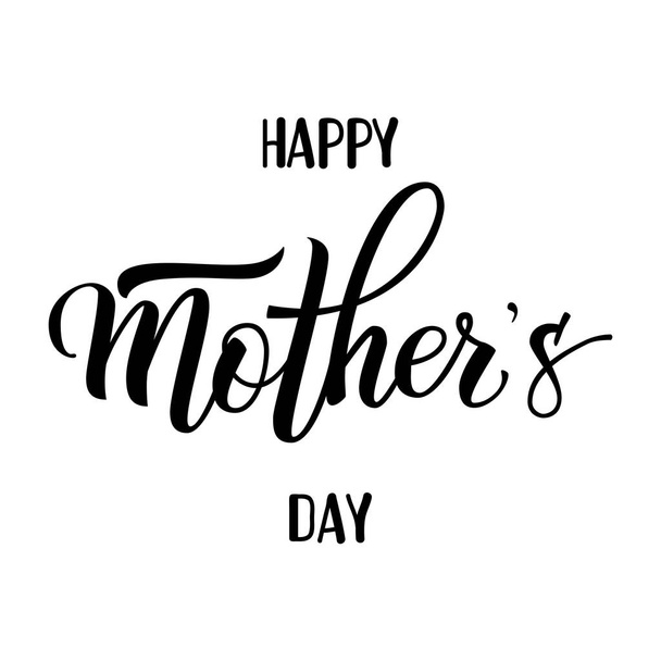 Original hand lettering Happy Mother's Day - Vetor, Imagem