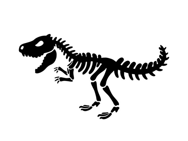 Squelette de dinosaure Tyrannosaurus. Illustration vectorielle
.  - Vecteur, image