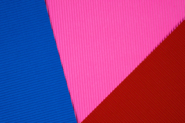 Multi coloured corrugated paper texture, use for background. viv - Foto, Imagem