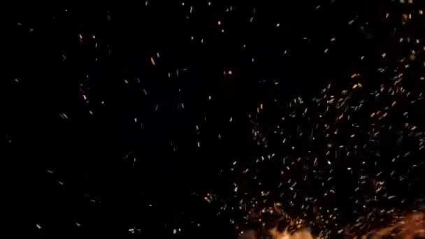 Beautiful Abstract Backdrop of Sparks and Fire - Záběry, video