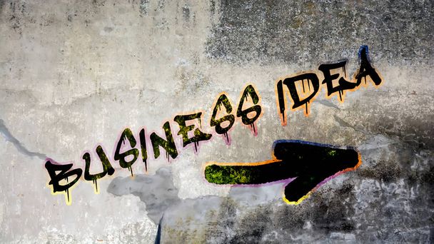 Pomysł na biznes Graffiti ściany - Zdjęcie, obraz