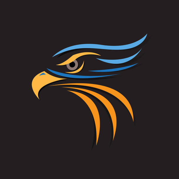 águia cabeça esporte mascote
 - Vetor, Imagem