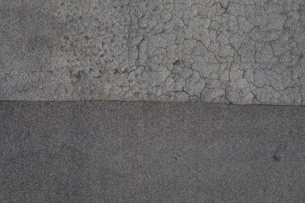Asfalto ou textura de alcatrão de coberturas antigas
 - Foto, Imagem
