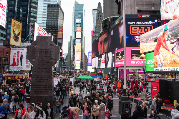 Times Square näkymä
 - Valokuva, kuva