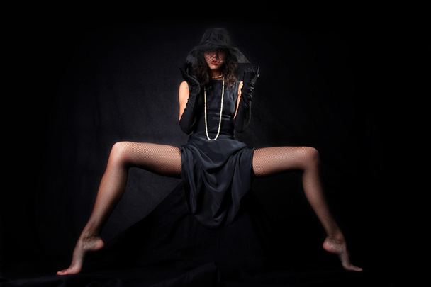 Girl with long legs - Zdjęcie, obraz