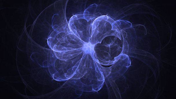 3D rendering abstract fractal light background - Фото, зображення