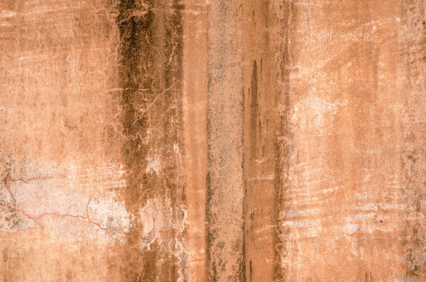 brown dirty mildewed wall - Foto, Bild
