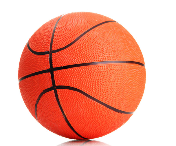 Basketball isolated on white - Foto, imagen