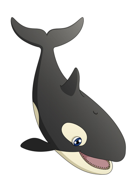 potápění orca - Vektor, obrázek