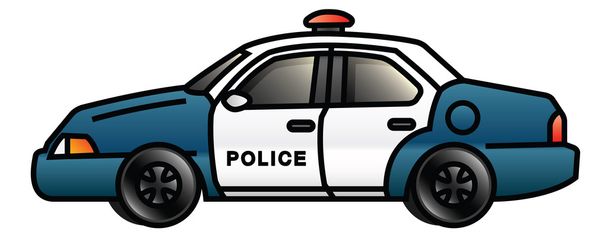Police Car - Vector, Image