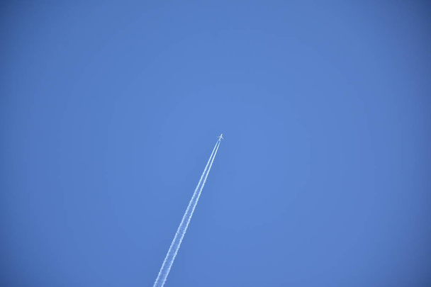 plane in the sky and cloud, - Photo, Image