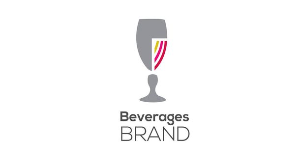 Logo vettoriale degli spiriti. Emblema del bar. Icona bicchieri di vino e birra
 - Vettoriali, immagini
