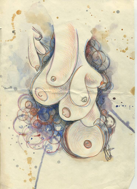 Types of female breast  - Photo, Image