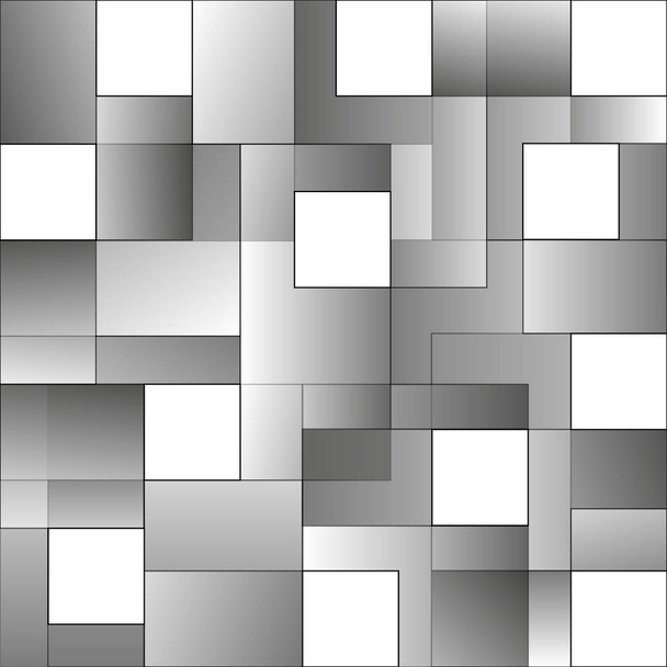 Kwadratów streszczenie tło białe i szare. EPS 10 - Wektor, obraz