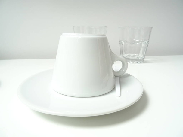 Empty White Tea Cup - Foto, immagini