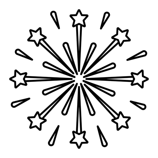 зірка вибухає кругової значок
 - Вектор, зображення