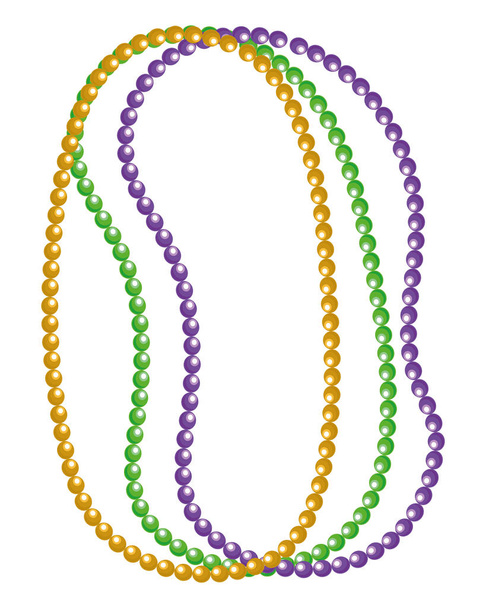 жемчужное ожерелье
 - Вектор,изображение
