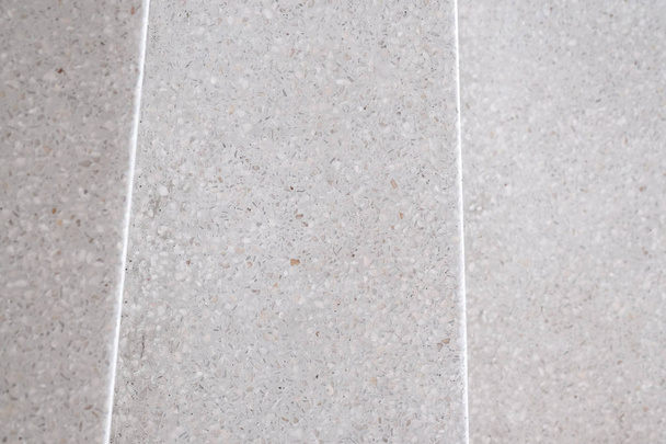 Stairs Terrazzo polished stone walkway and floor, pattern and co - 写真・画像