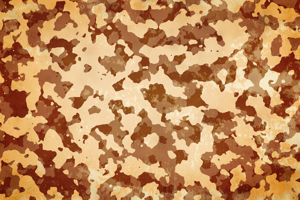brown and gray camouflage pattern blackground. - Photo, Image